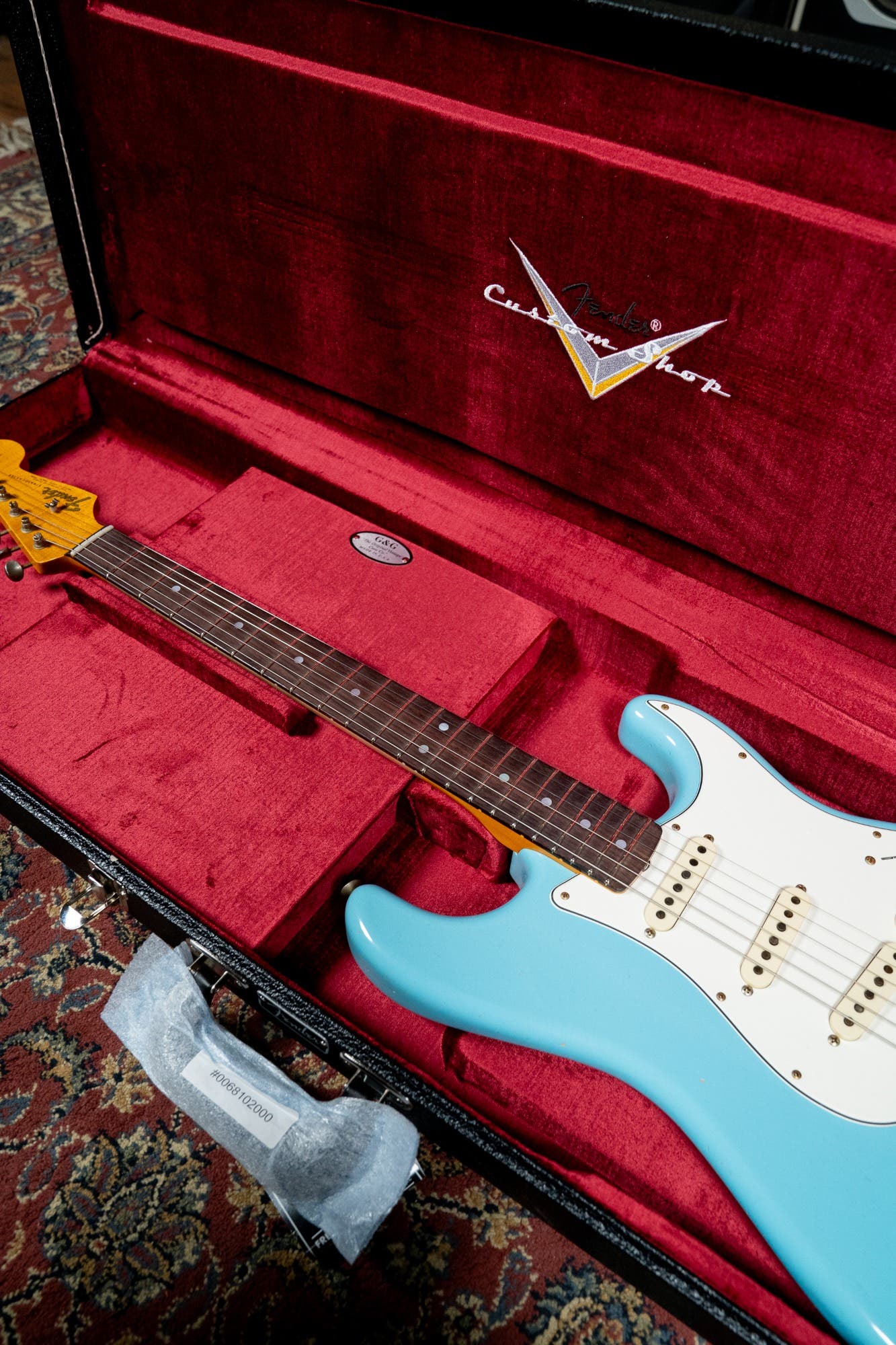 Fender Custom Shop Limited Edition Fat '64 Stratocaster - Journeyman Relic - Aged Daphne Blue RW (#L11639)