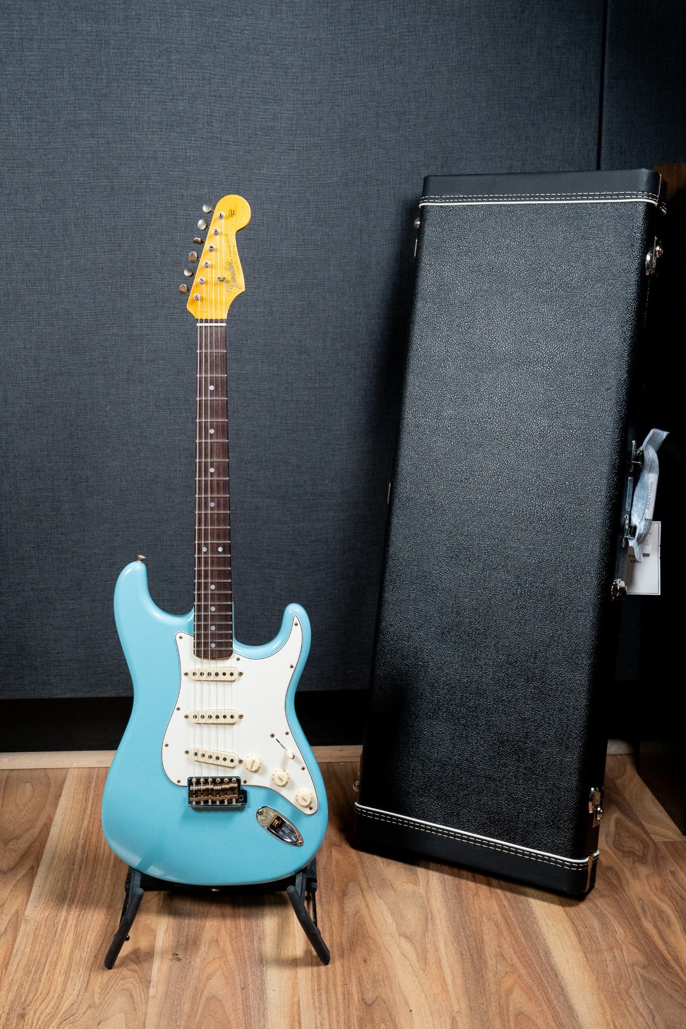 Fender Custom Shop Limited Edition Fat '64 Stratocaster - Journeyman Relic - Aged Daphne Blue RW (#L11639)