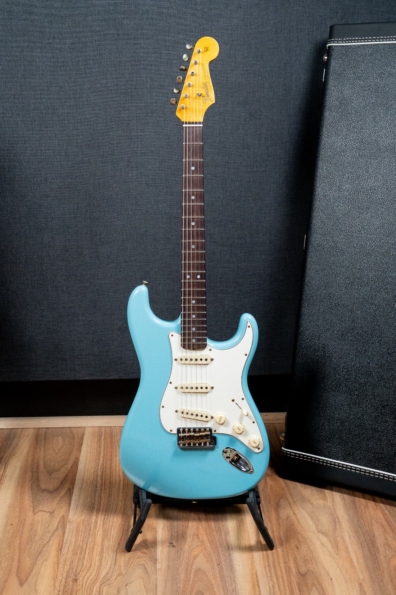 Fender Custom Shop Limited Edition Fat '64 Stratocaster - Journeyman Relic - Aged Daphne Blue RW (#L11639)