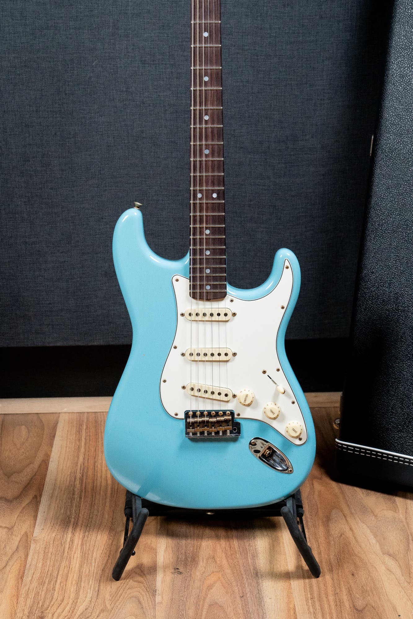 Fender Custom Shop Limited Edition Fat '64 Stratocaster - Journeyman Relic - Aged Daphne Blue RW (#L11639)
