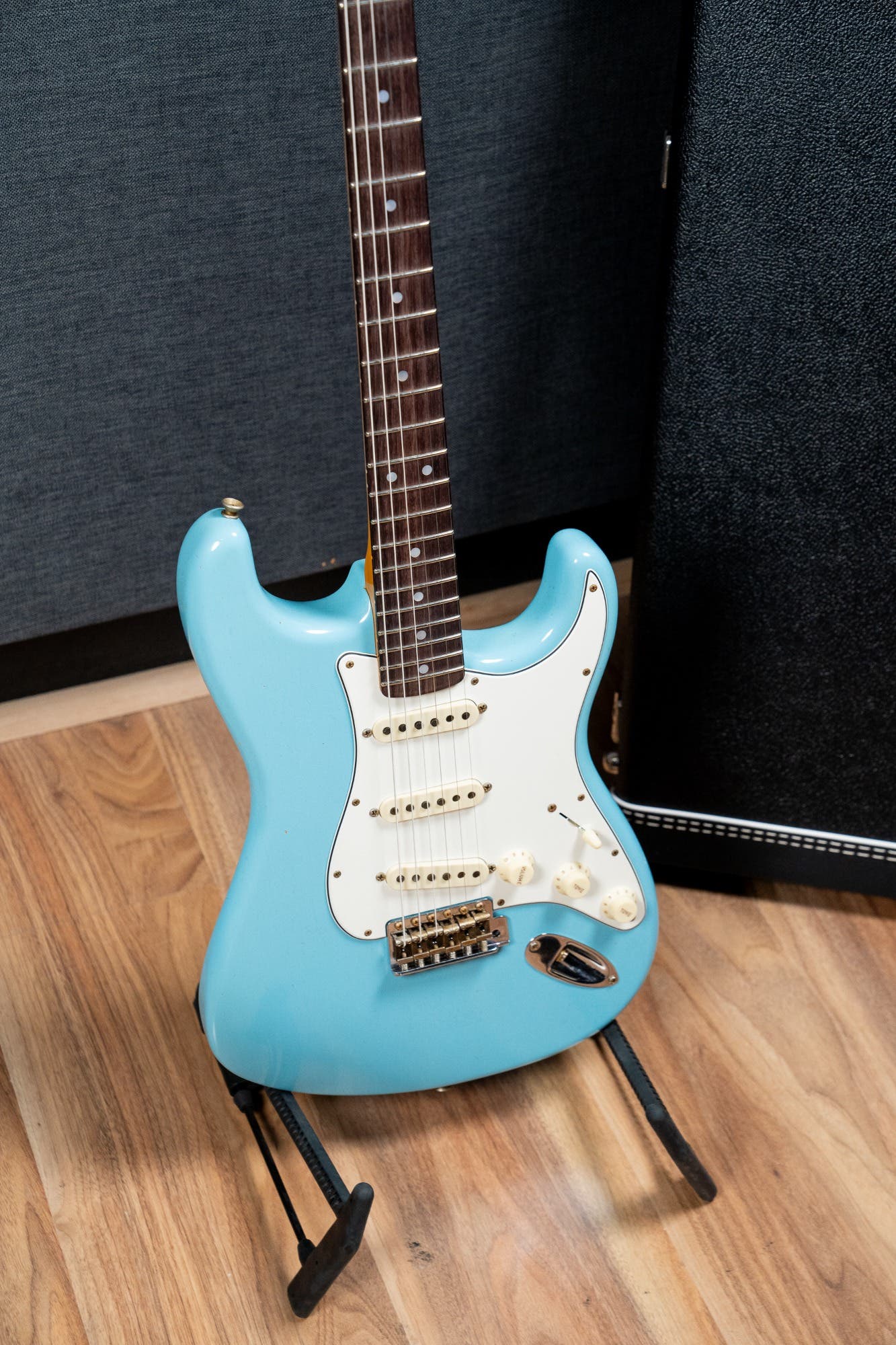 Fender Custom Shop Limited Edition Fat '64 Stratocaster - Journeyman Relic - Aged Daphne Blue RW (#L11639)