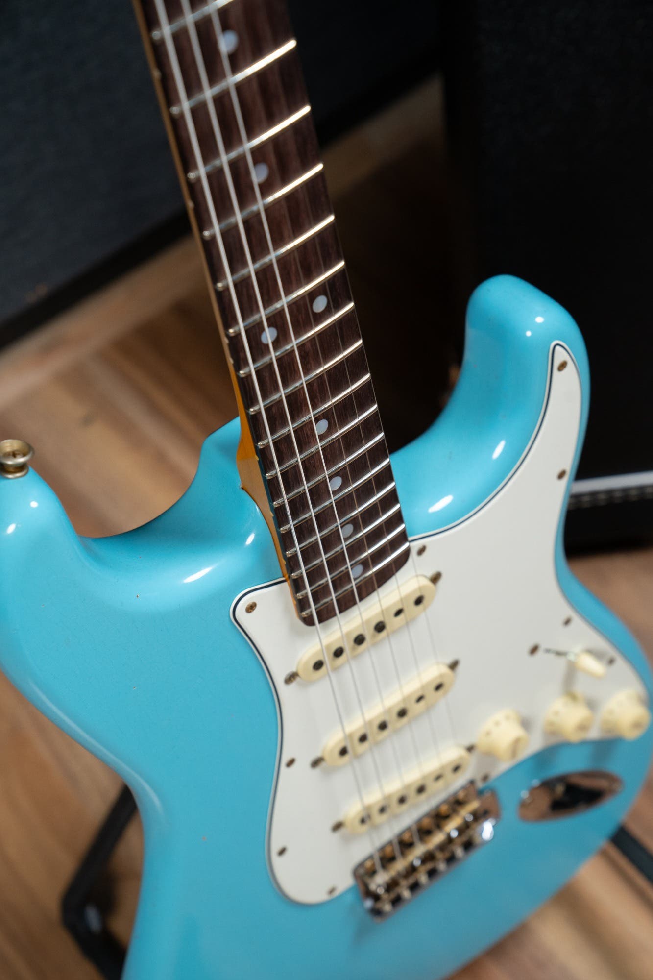 Fender Custom Shop Limited Edition Fat '64 Stratocaster - Journeyman Relic - Aged Daphne Blue RW (#L11639)