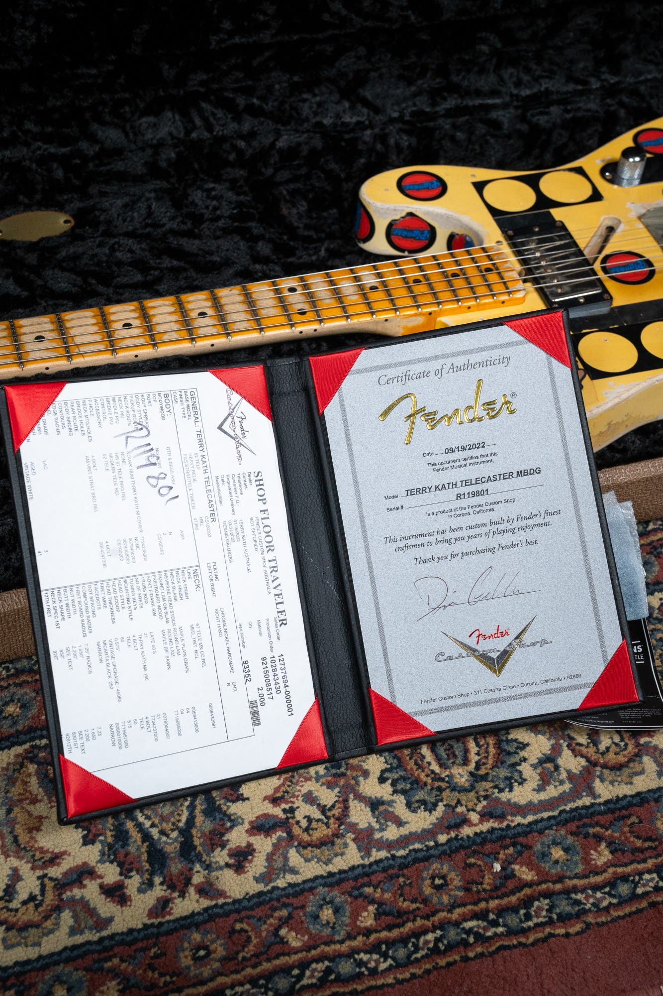 Fender Limited Edition Terry Kath Telecaster Master Builder Dennis Galuszka (50-Piece Limited Run)