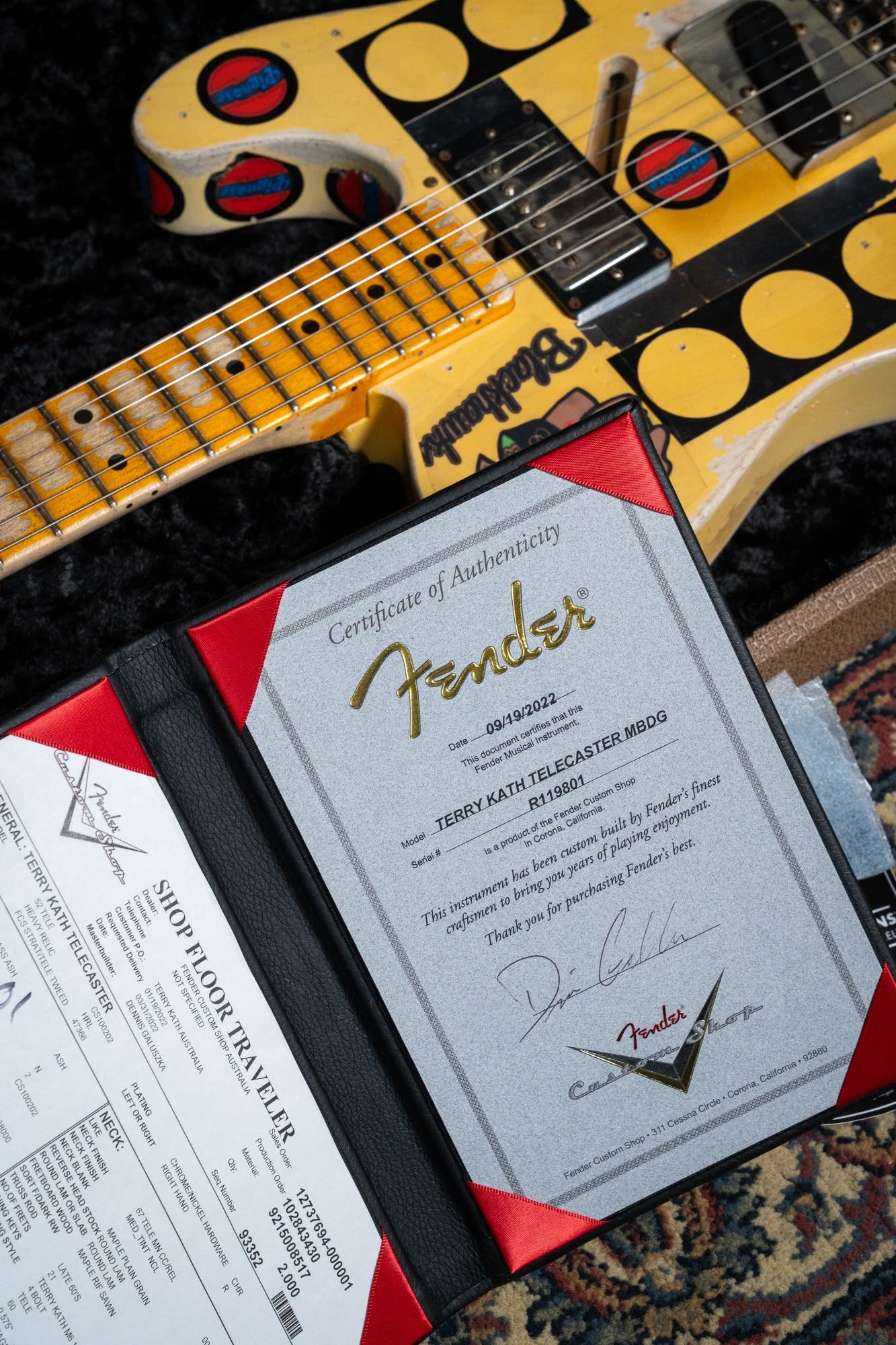 Fender Limited Edition Terry Kath Telecaster Master Builder Dennis Galuszka (50-Piece Limited Run)