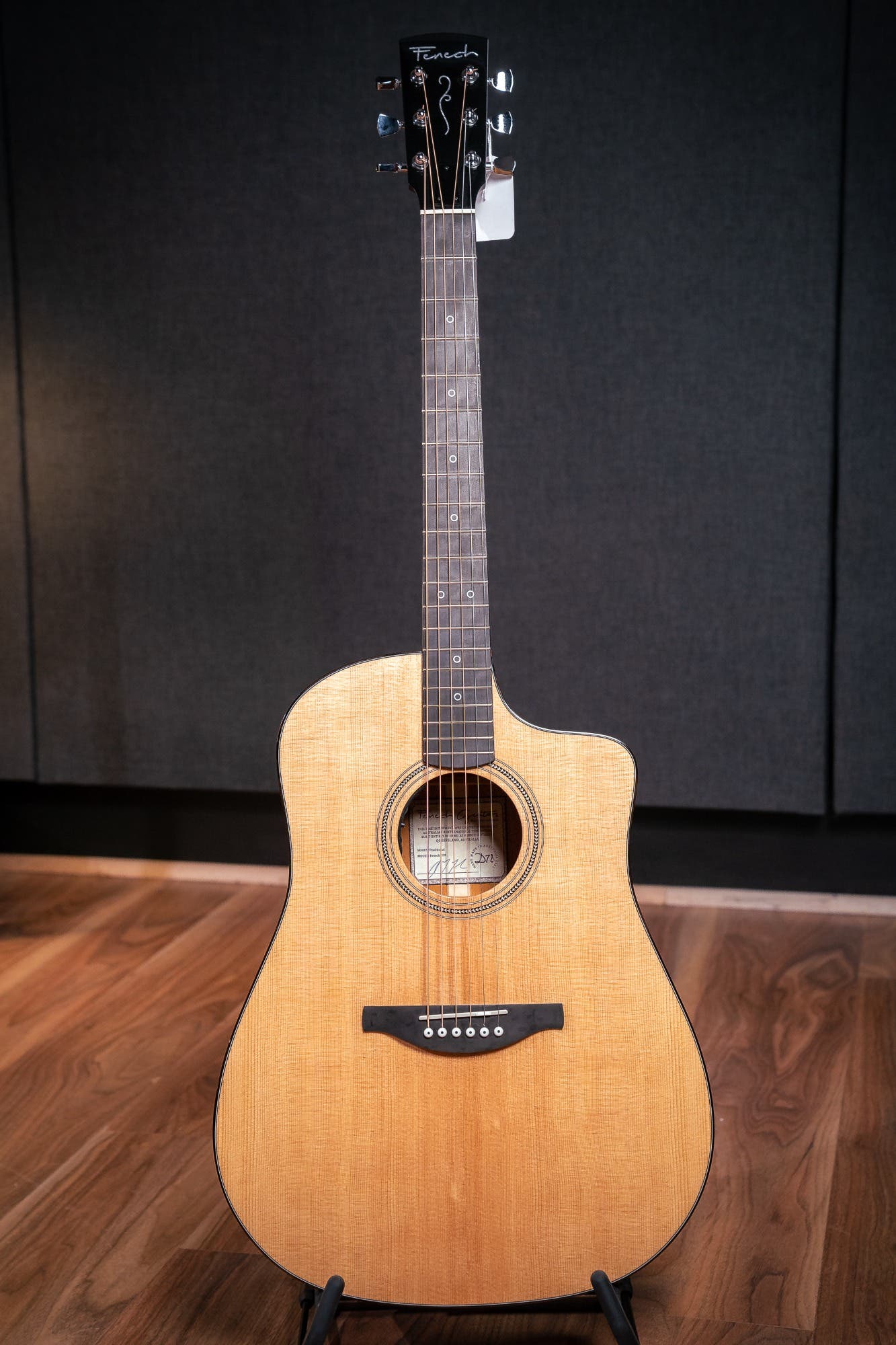 Fenech Guitars Traditional D78C Acoustic Electric Guitar w/Case - Mahogany