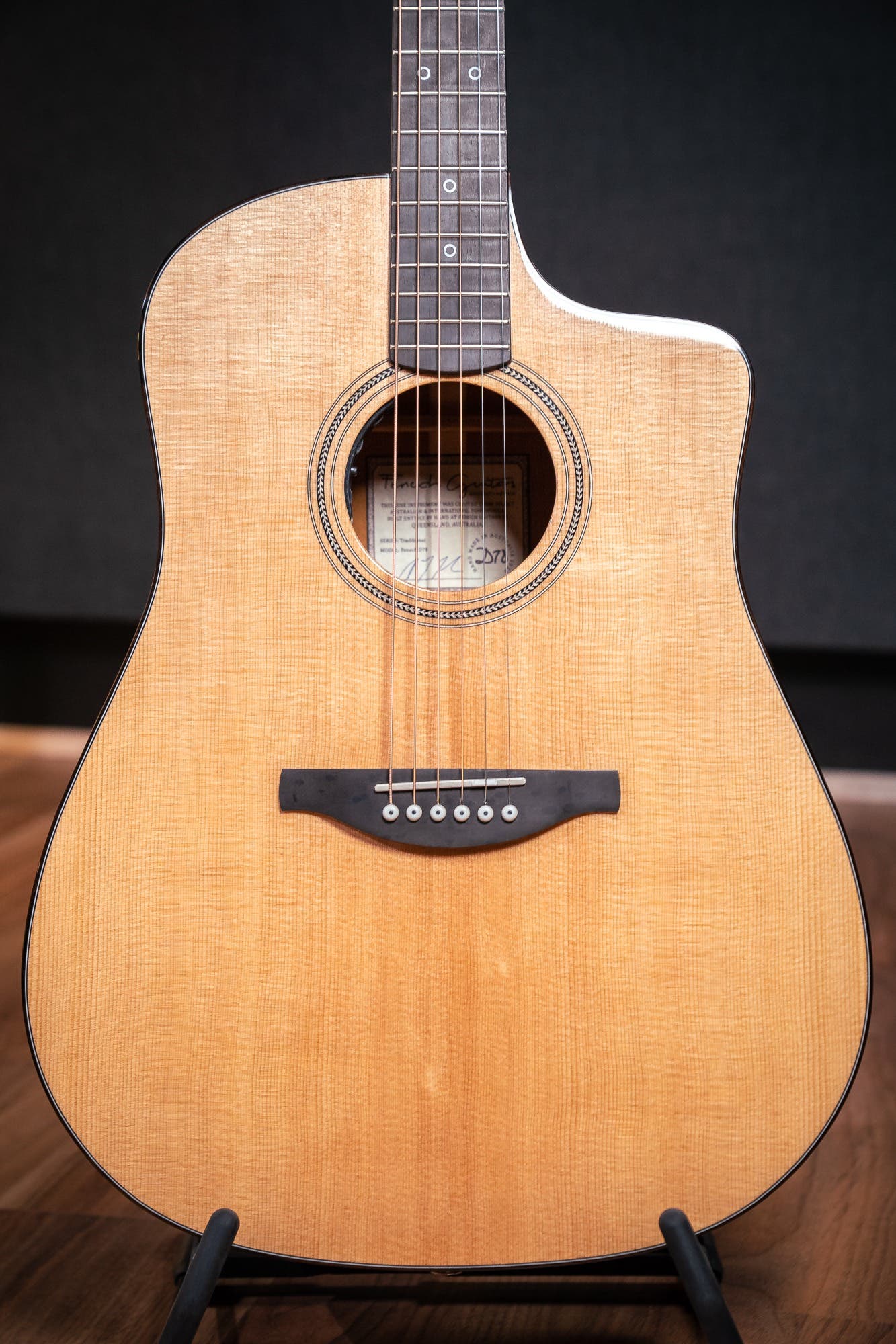 Fenech Guitars Traditional D78C Acoustic Electric Guitar w/Case - Mahogany