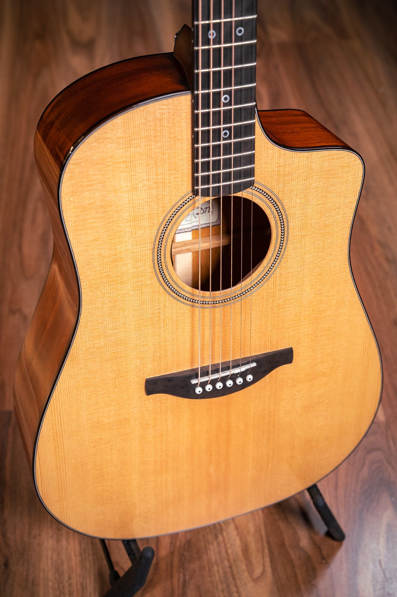 Fenech Guitars Traditional D78C Acoustic Electric Guitar w/Case - Mahogany