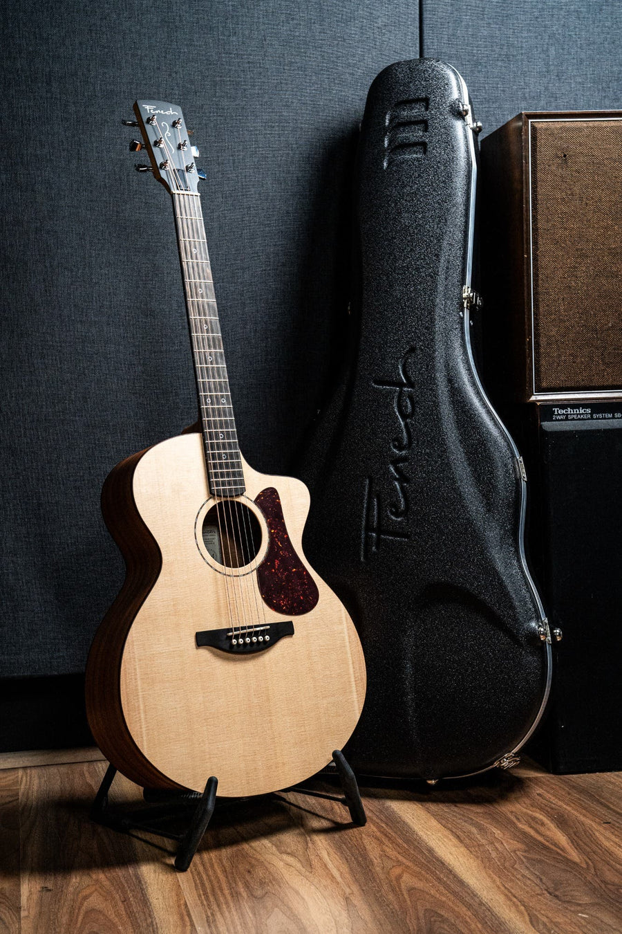 Fenech Guitars VT GAc Acoustic Electric Guitar w/Case - Blackwood