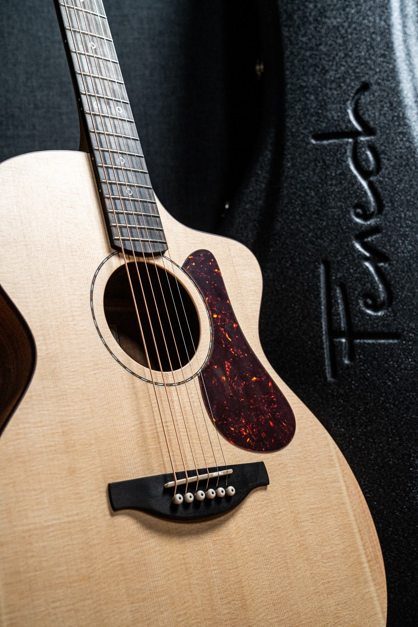 Fenech Guitars VT GAc Acoustic Electric Guitar w/Case - Blackwood