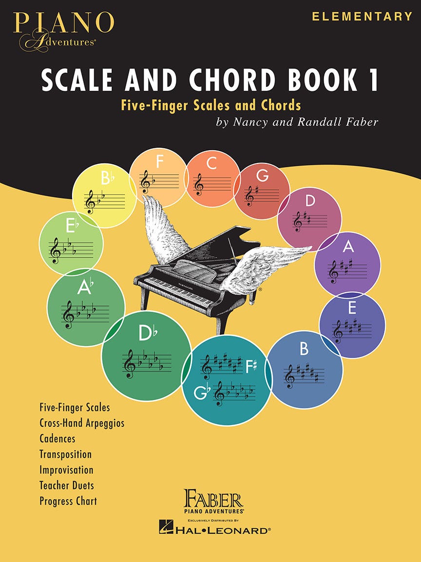 PIANO ADVENTURES Scale and Chord Book 1 / FABER (Hal Leonard)