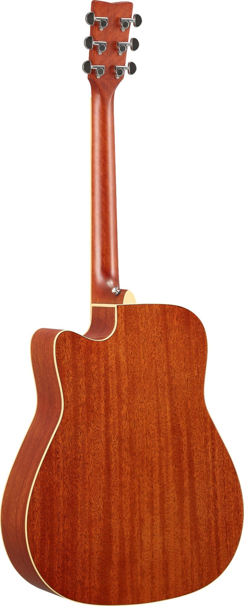 Yamaha FGC-TA TransAcoustic Dreadnaught Guitar w/Cutaway - Brown Sunburst