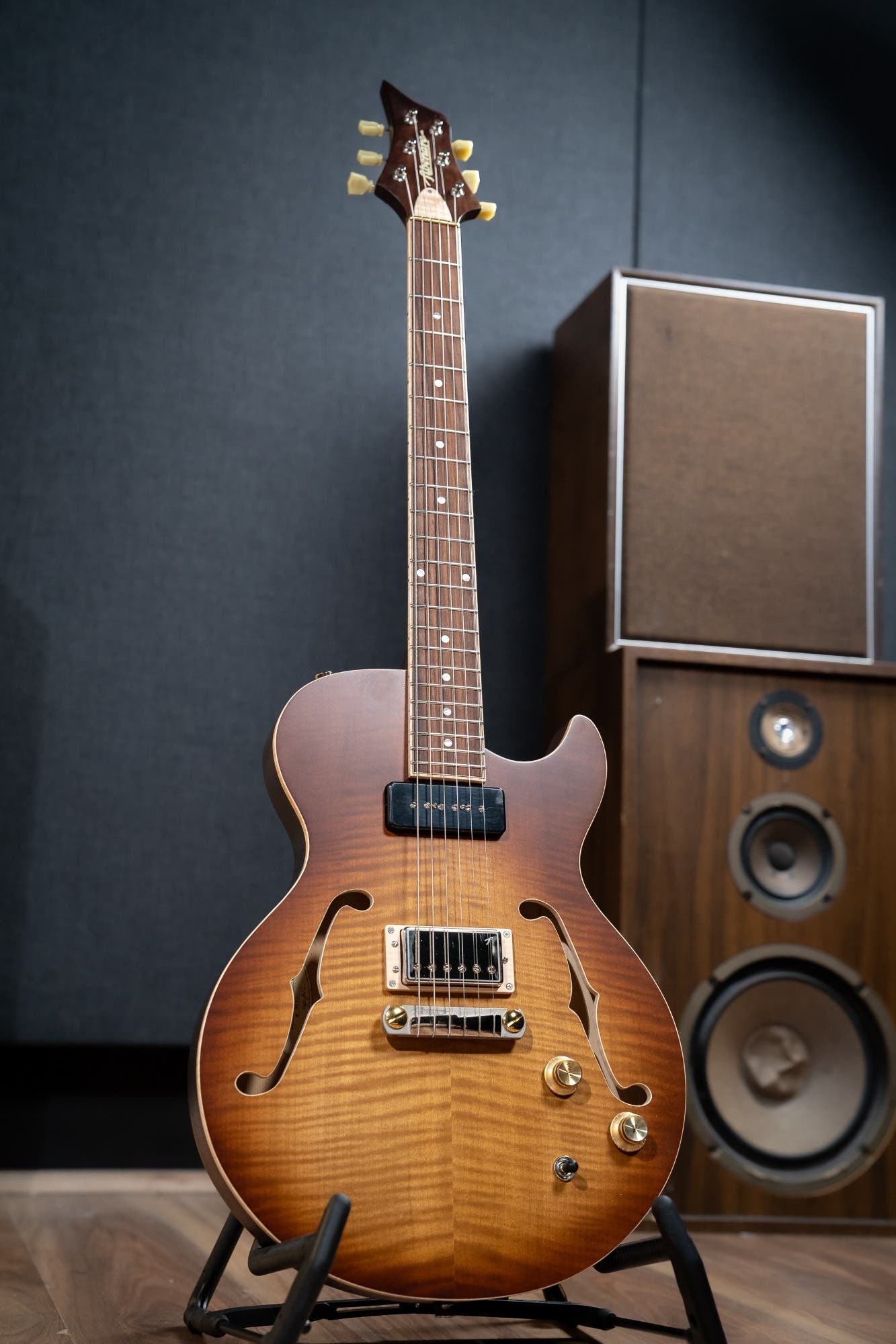 Fibenare Montreux Rahan - Tobacco Burst / Flame Maple Top