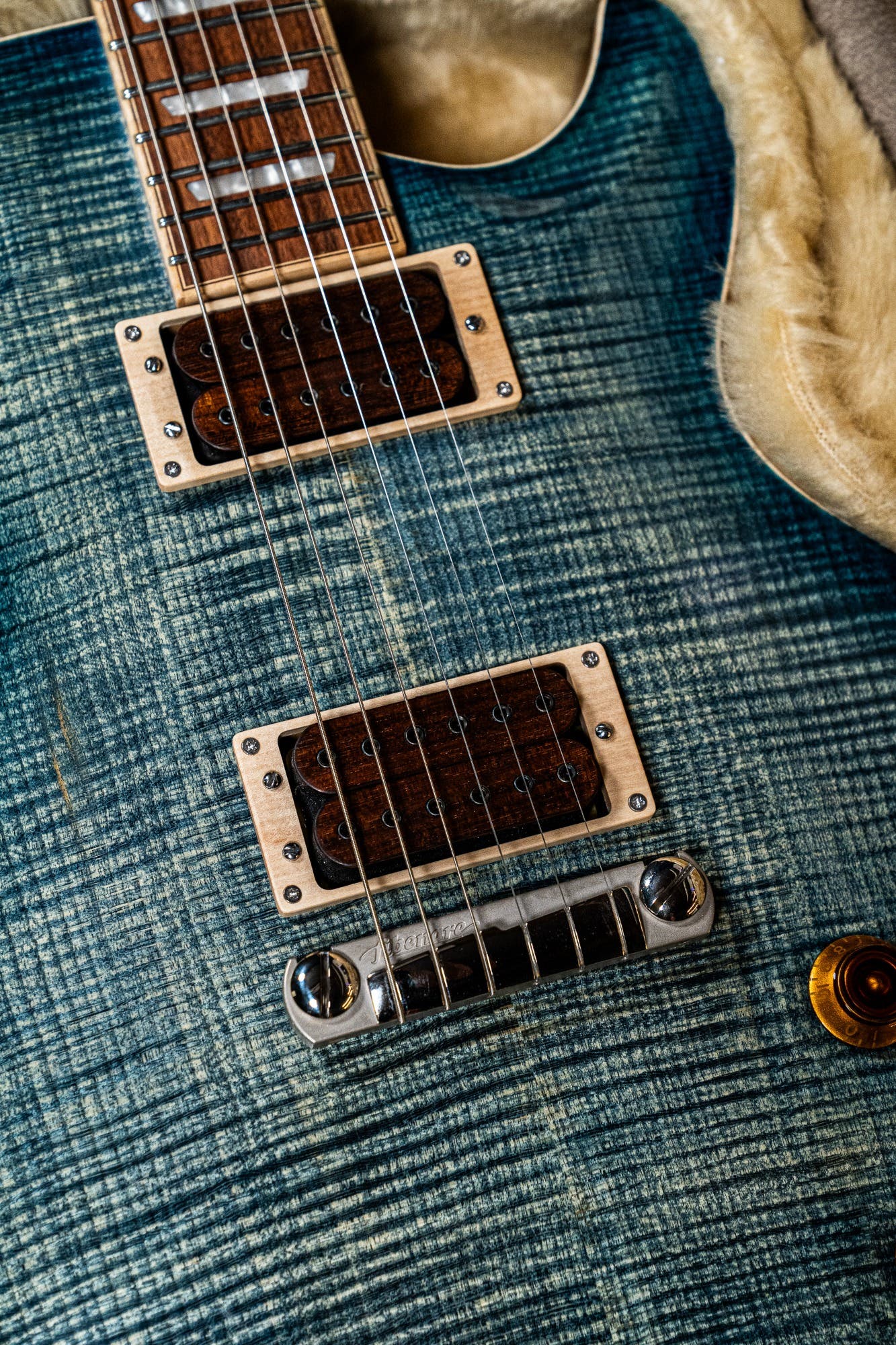 Fibenare Basic Jazz Semihollow Body - Blue Jeans