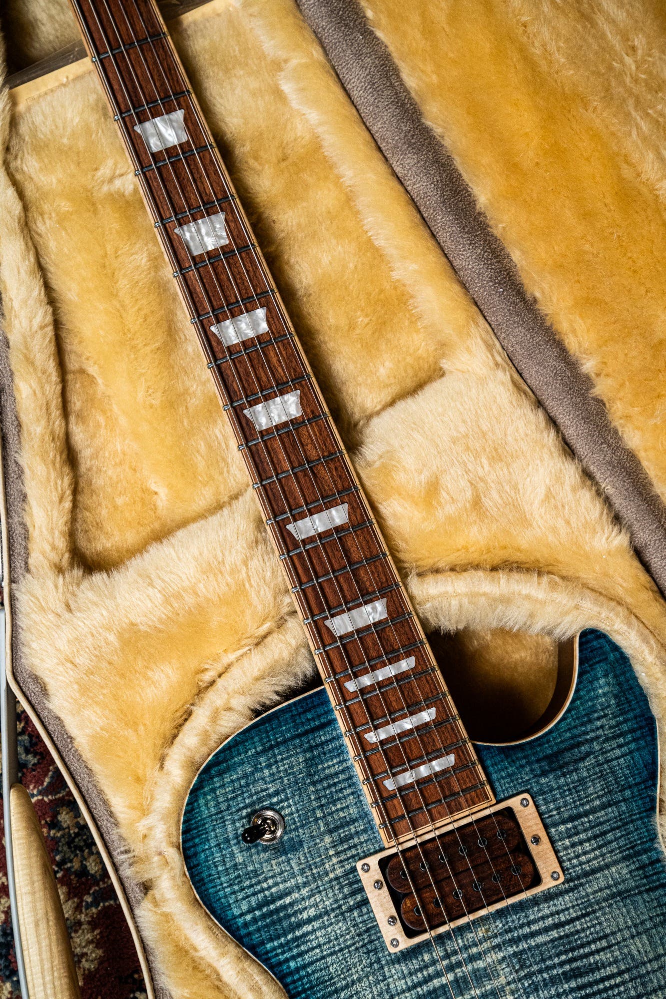 Fibenare Basic Jazz Semihollow Body - Blue Jeans