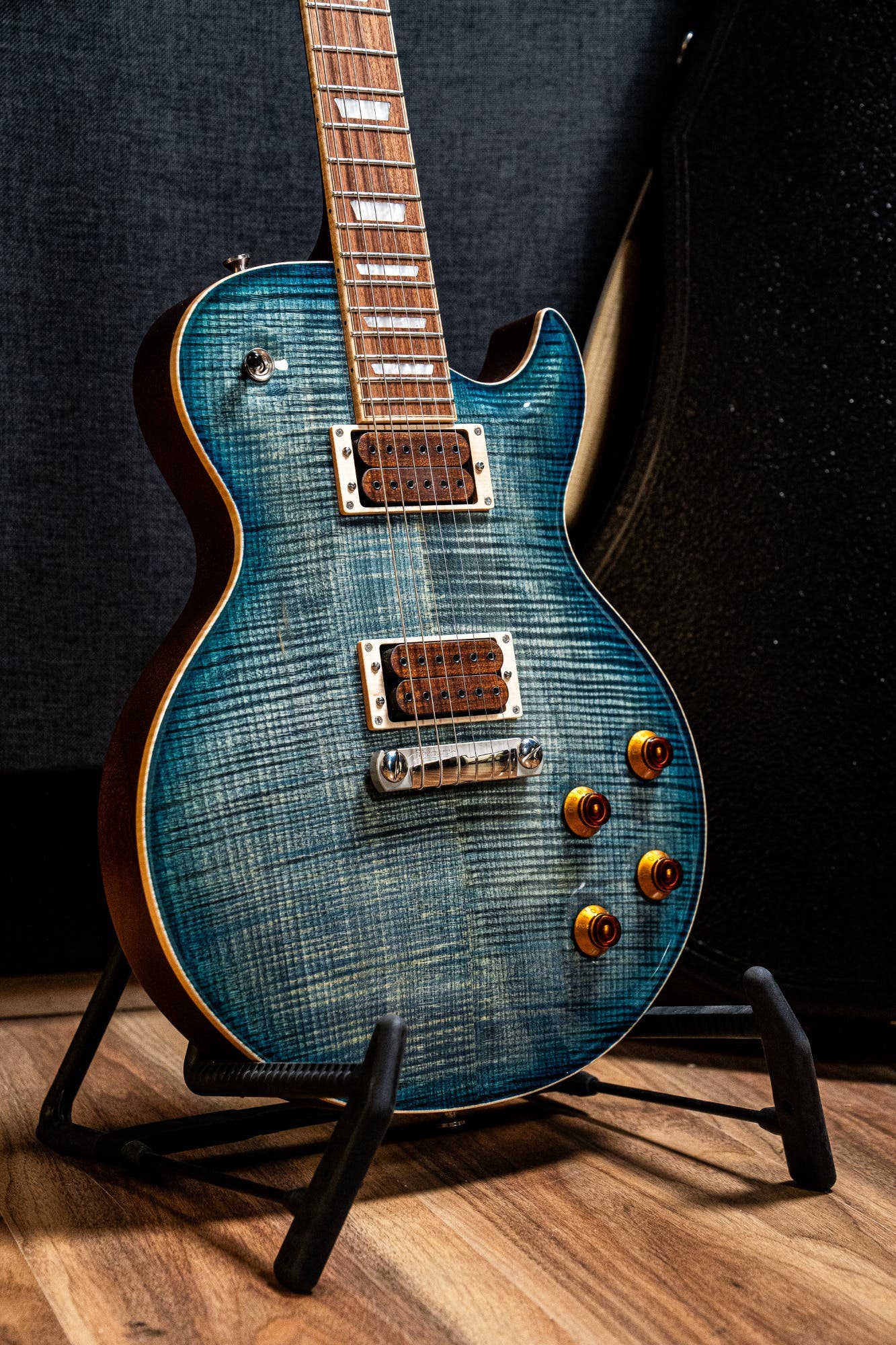 Fibenare Basic Jazz Semihollow Body - Blue Jeans