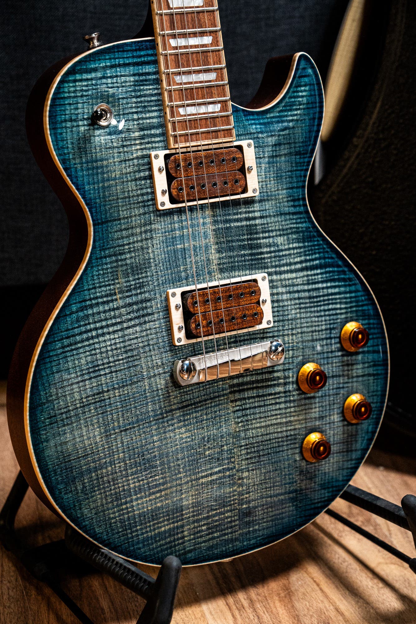 Fibenare Basic Jazz Semihollow Body - Blue Jeans