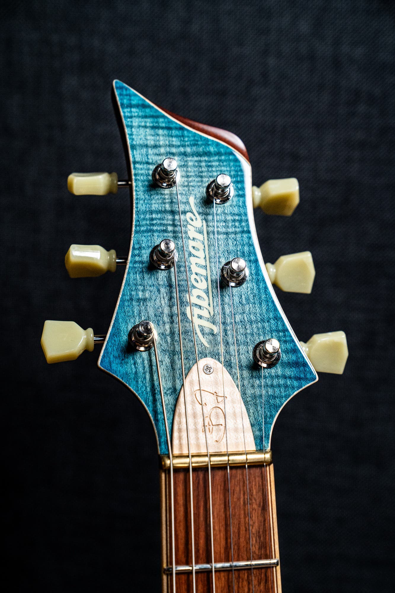 Fibenare Basic Jazz Semihollow Body - Blue Jeans