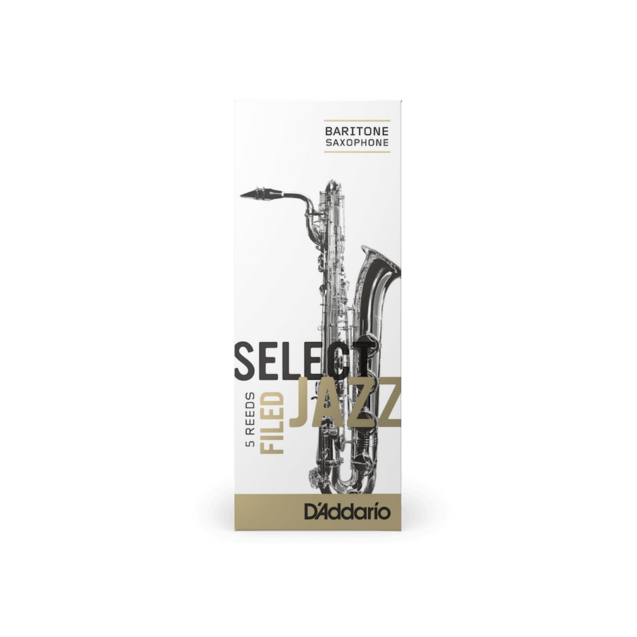 Rico Select Baritone Sax Reed - Filed 4S - 5 pack