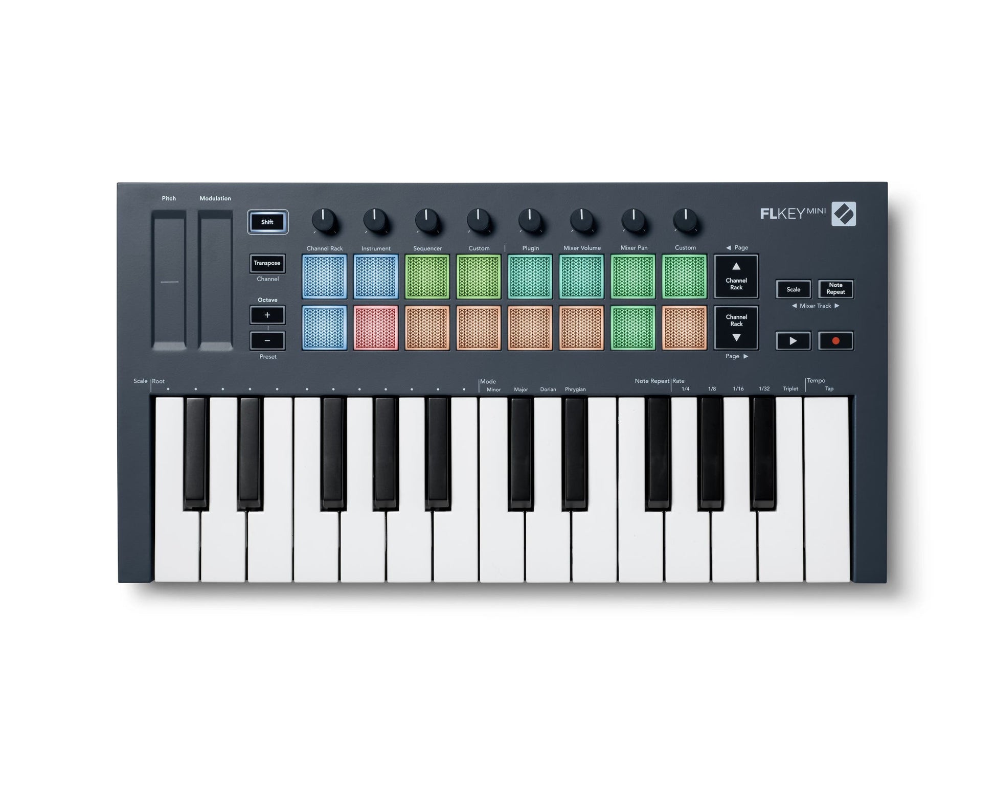 Novation FLkey Mini compact MIDI keyboard for FLStudio