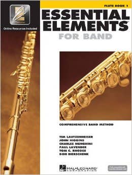 essential elements for band book 1 flute (HAL LEONARD)