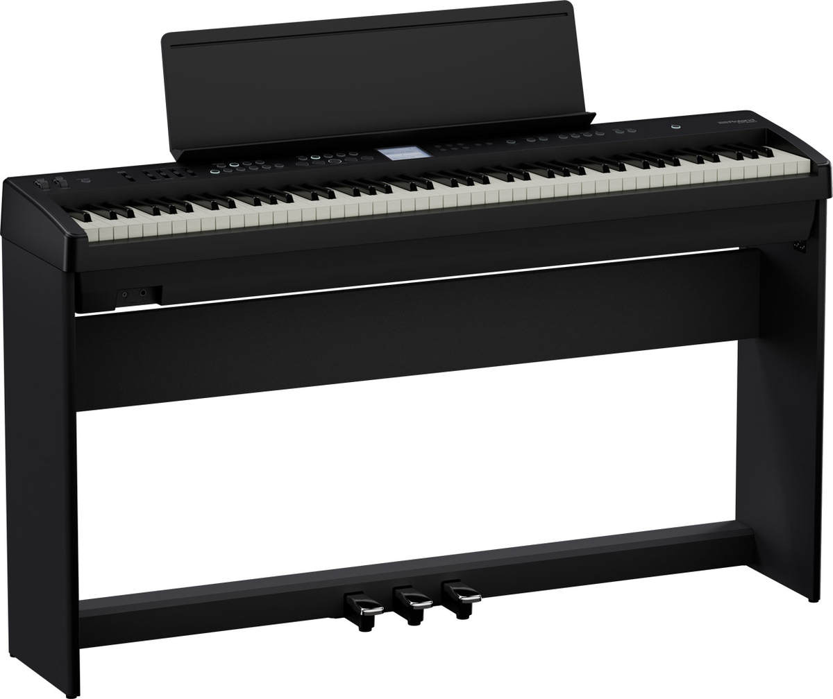 Roland FPE50BKS Entertainment Piano Bundle - Black