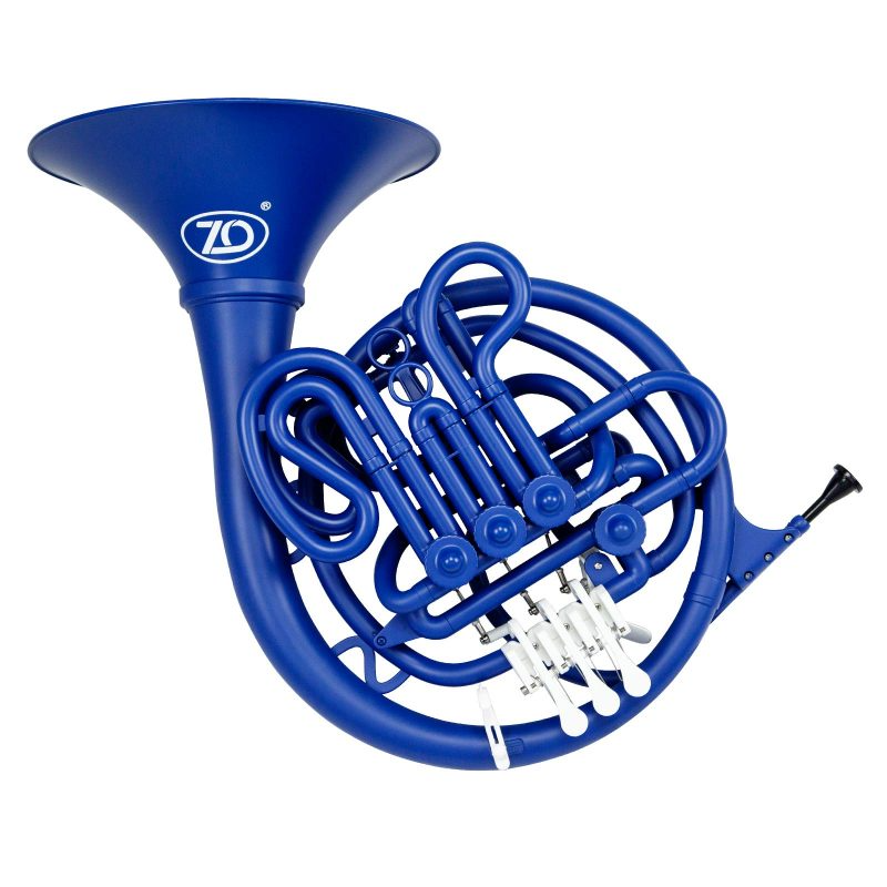 Zo Plastic Double French Horn F/Bb - Blue Blast Finish