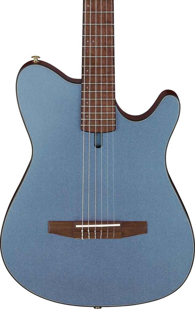 Ibanez FRH10N Nylon String Guitar - Indigo Blue Metallic Flat