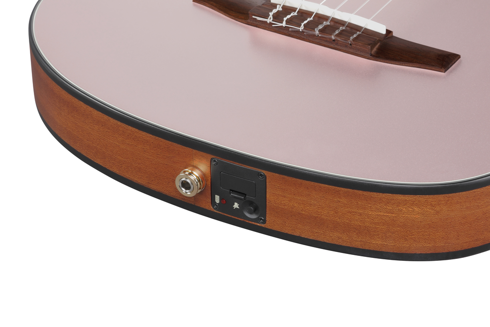 Ibanez FRH10N Nylon String Guitar - Rose Gold Metallic Flat