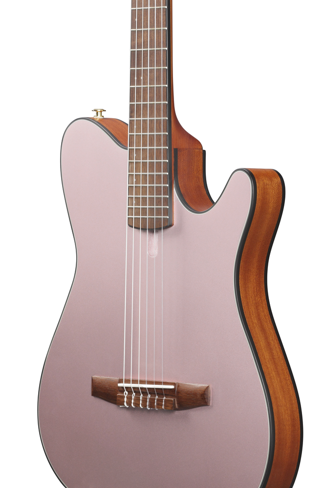 Ibanez FRH10N Nylon String Guitar - Rose Gold Metallic Flat