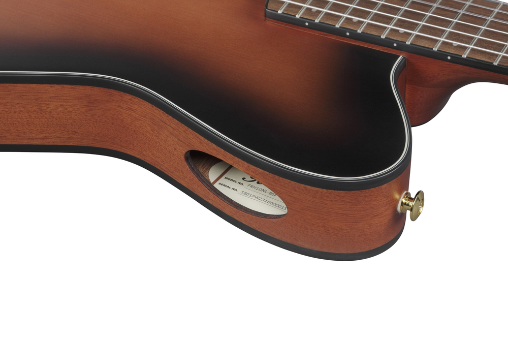 Ibanez FRH10N LH Nylon String Guitar - Left Handed - Brown Sunburst Flat