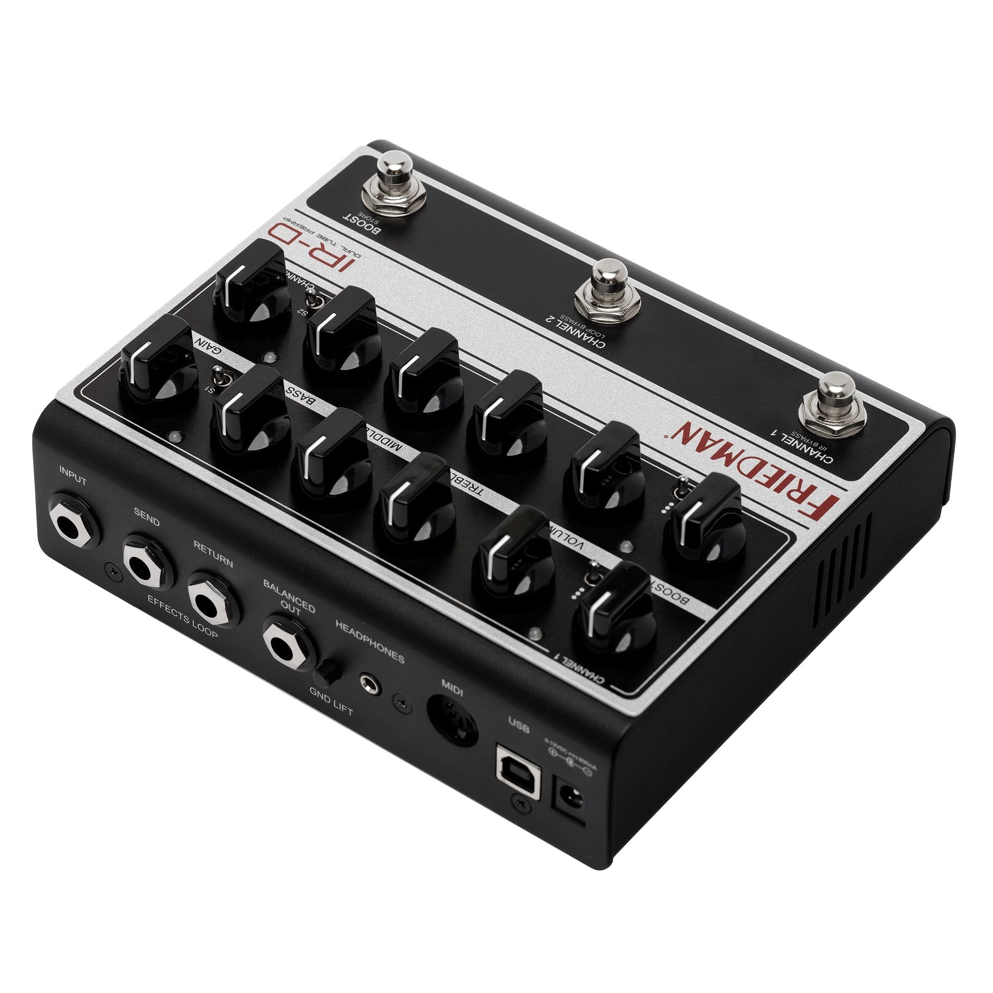 Friedman IR-D Dual-channel Tube Preamp / Pedal | Better Music Friedman IR-D Dual-channel Tube Preamp / Pedal | Better Music