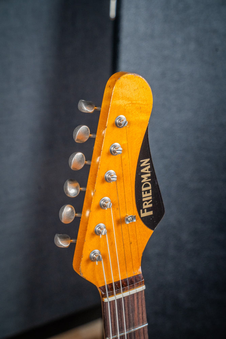 Friedman Vintage S HSS - Rosewood FB - Nitro Heavy Aged Purple Metallic Over Sage Green