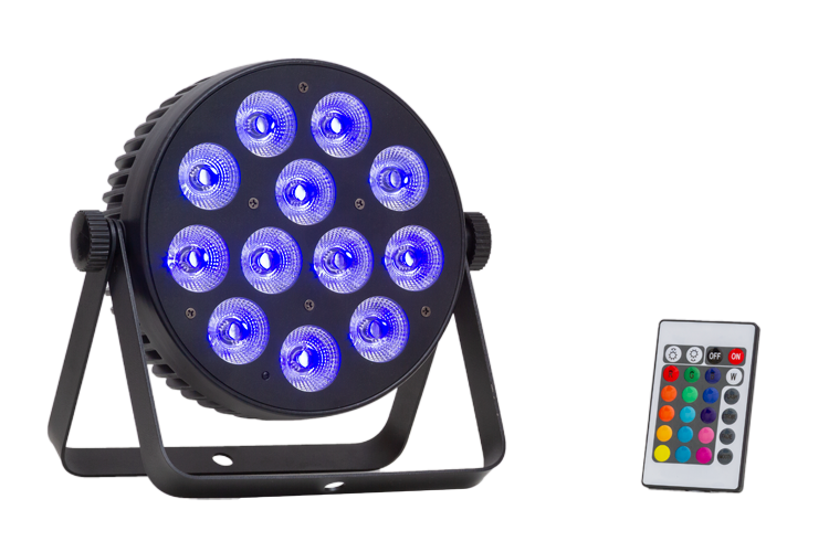 Event Lighting PAR12X8L PRO PAR 12 X 8W RGBW WITH IR REMOTE