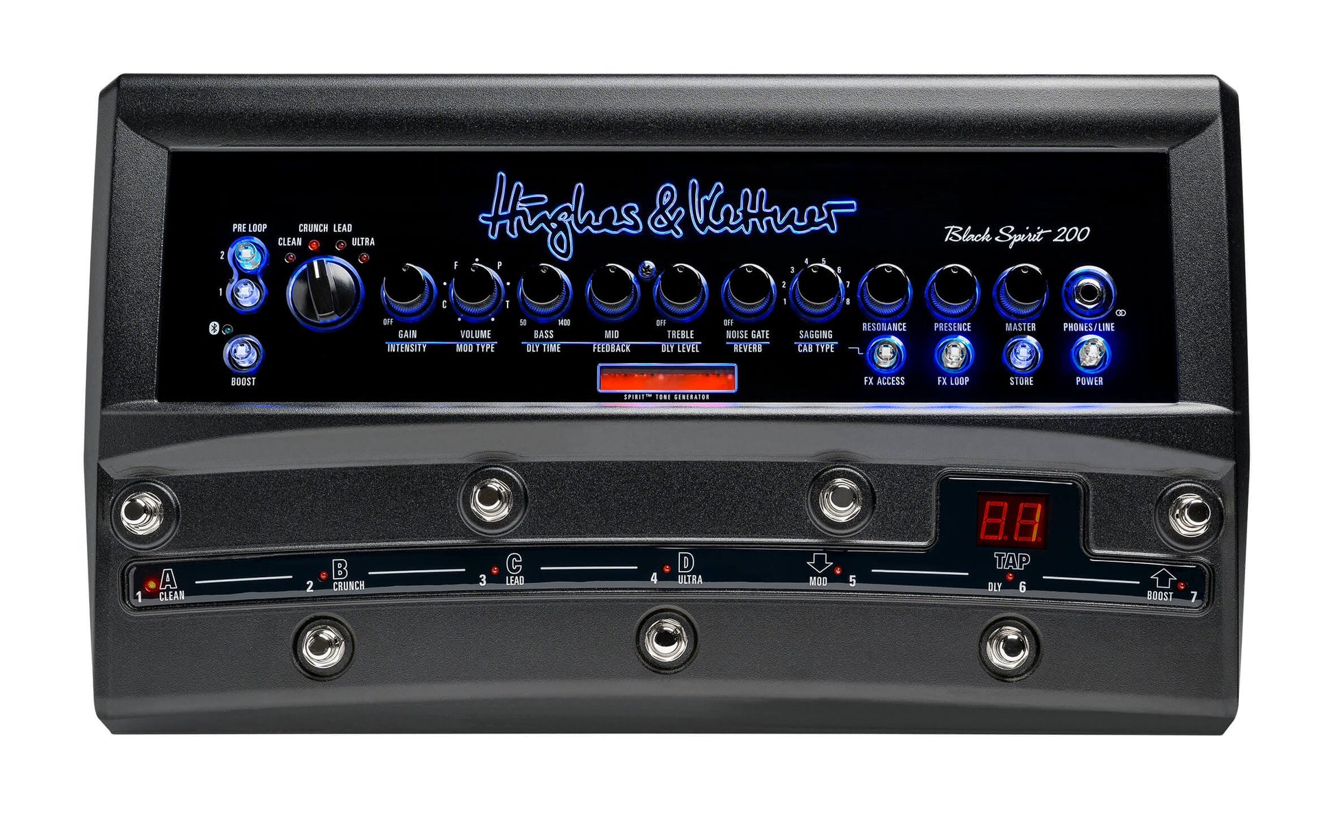 Hughes & Kettner Black Spirit 200 Floor Effects/Amplifier Unit