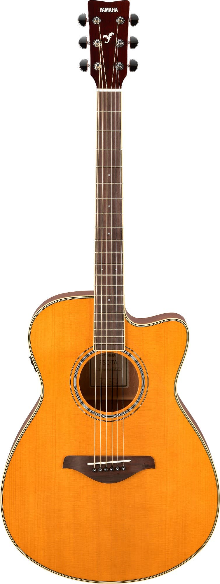 Yamaha FSC-TA TransAcoustic Concert Guitar w/Cutaway - Vintage Tint