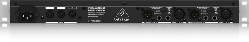 Behringer Virtualizer 3D FX2000 Effects Processor