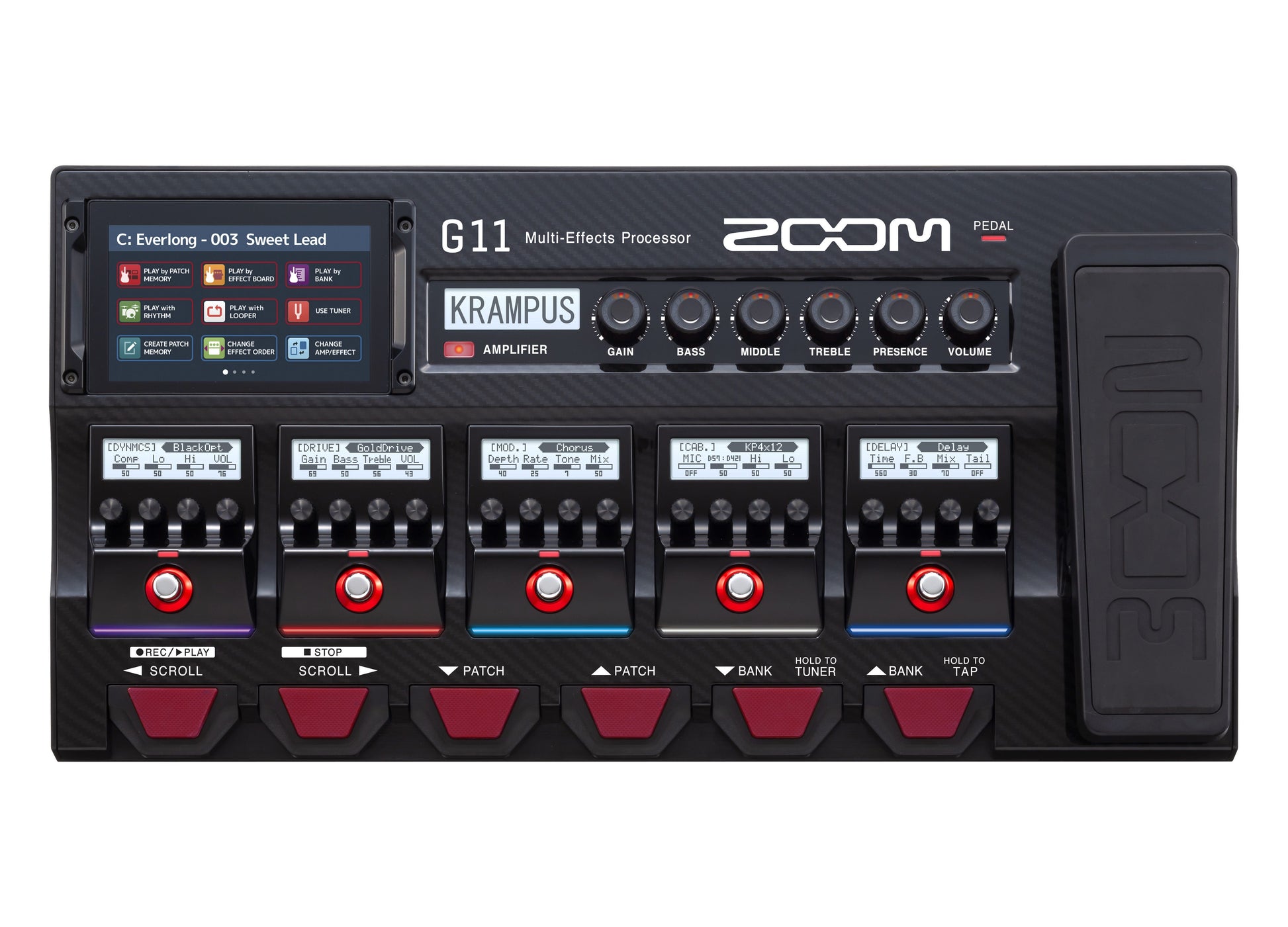 Zoom G11 Guitar Multi-Effects Pedal