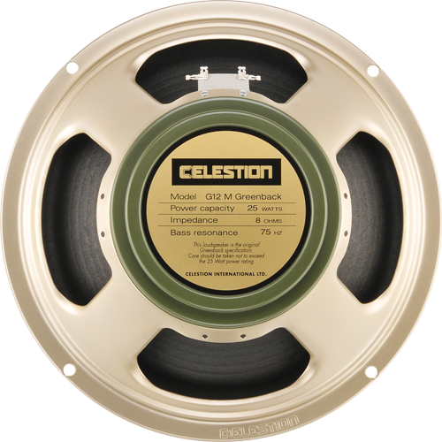 Celestion Classic Greenback 12" 25W Speaker 8OHM