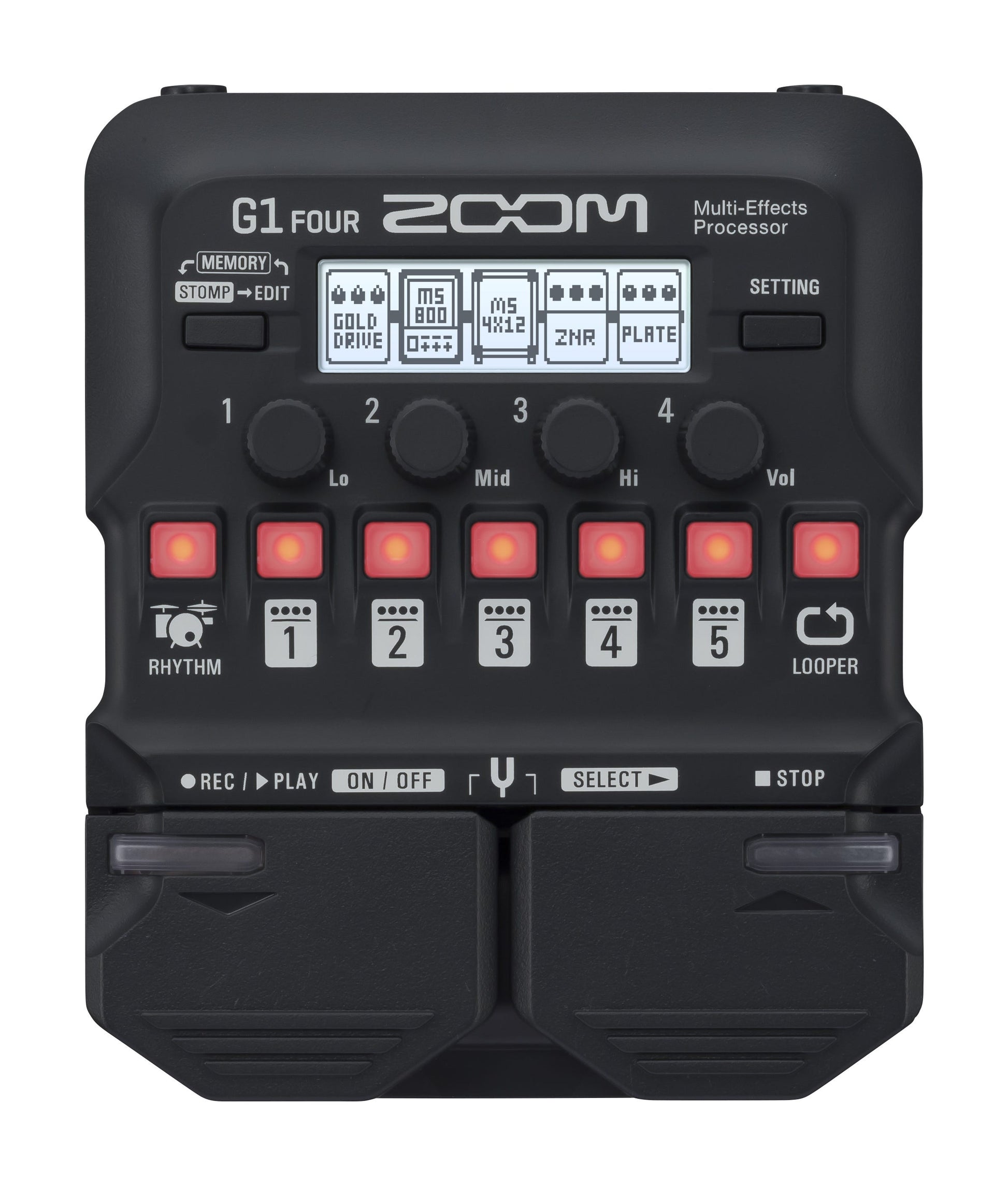 Zoom G1 FOUR Guitar Multi-Effects Pedal