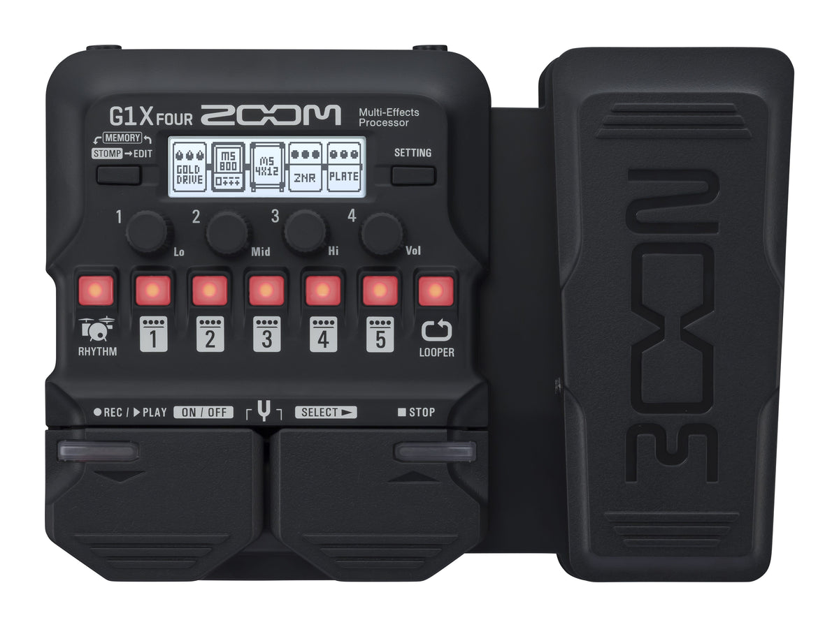 Zoom G1X FOUR Guitar Multi-Effects w/Expression Pedal