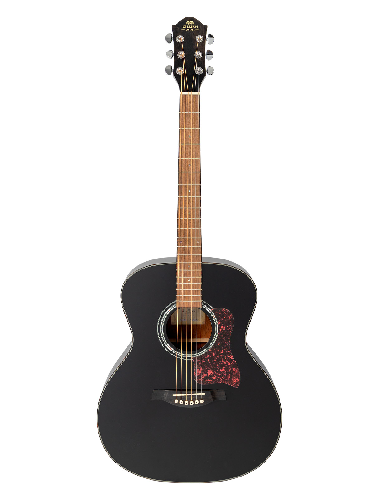Gilman GA12BK GA Acoustic Guitar - Black