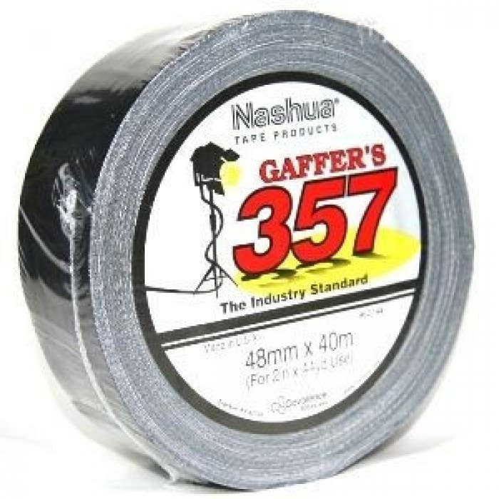 Nashua Gaffer's Tape 357 48mm x 40m Roll Black (Gaffa Tape)