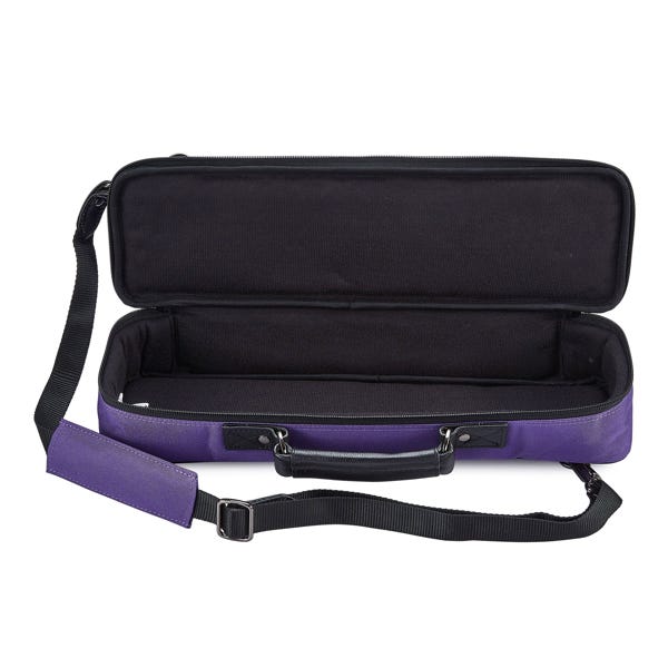 Gard Flute/Recorder Case Cover - B&C foot - Synthetic Purple w/ Black Trim (GAFL161MSU)