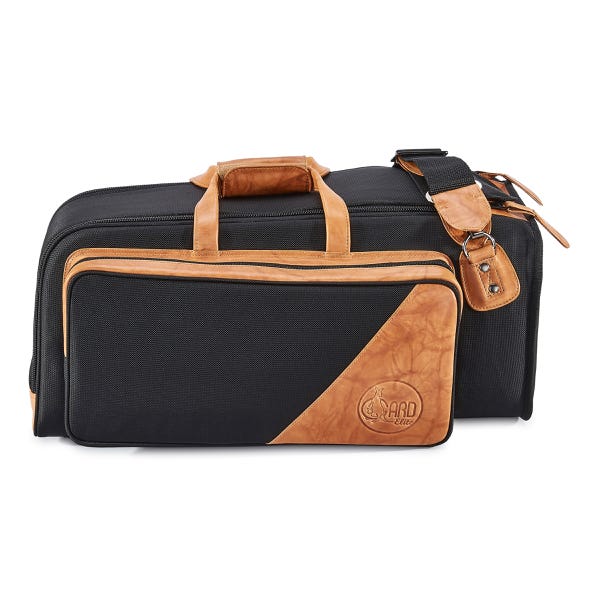 Gard Elite Trumpet+Flugel Gig Bag - Synthetic Black w/ Tan Trim (GATR17ESK)