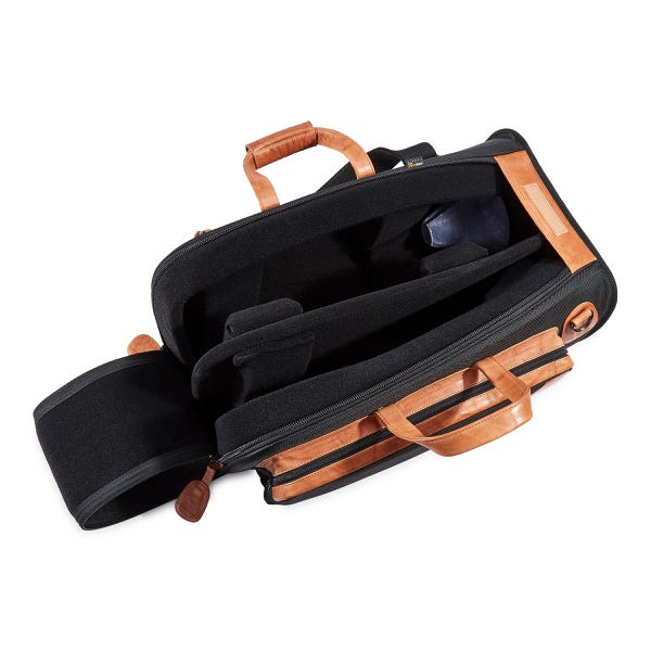 Gard Elite Trumpet+Flugel Gig Bag - Synthetic Black w/ Tan Trim (GATR17ESK)
