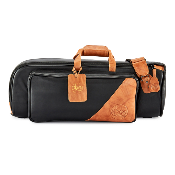 Gard Elite Single Trumpet Gig Bag - Leather Black/Tan (GATR1ELK)
