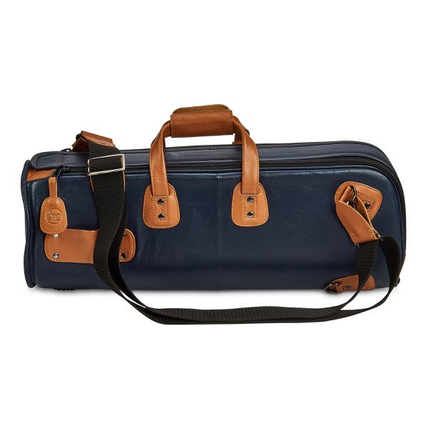 Gard Elite Single Trumpet Gig Bag - Leather Blue w/ Tan Trim (GATR1ELYB)