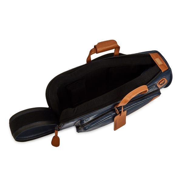 Gard Elite Single Trumpet Gig Bag - Leather Blue w/ Tan Trim (GATR1ELYB)
