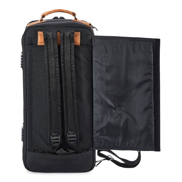 Gard Elite Double Trumpet Gig Bag - Synthetic Black w/ Brown Trim (GATR4ECSK)