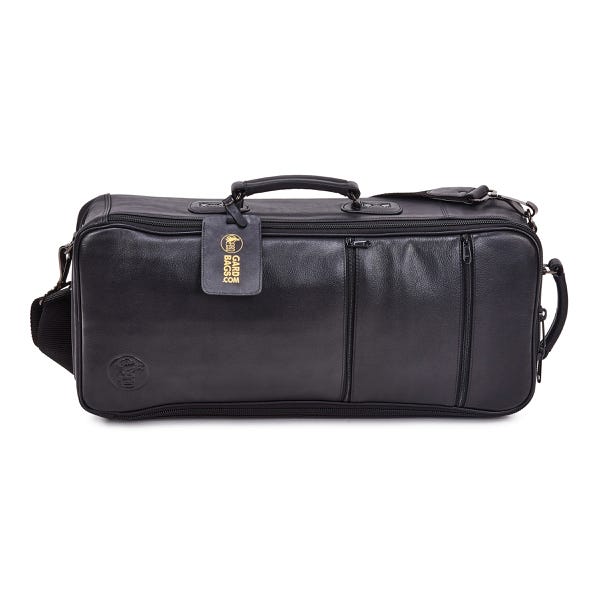 Gard Compact Double Trumpet Gig Bag - Leather Black (GATR4MCLK)